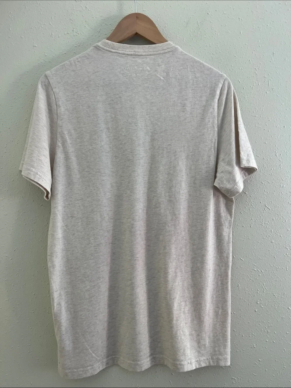 New Everlane THE ESSENTIAL ORGANIC CREW in HEATHERED OAT Size M - Picture 4 of 11